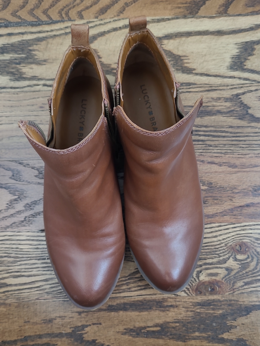 Lucky Brand Leather Ankle Bootie - Basel - Picture 4 of 12
